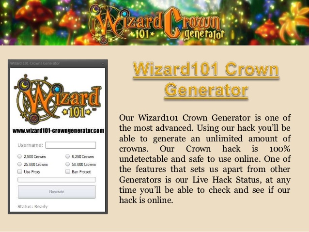 wizard101 crown generator free